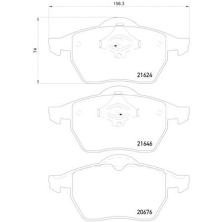 Pagid Brakes Disc Brake Pad, 355007881 355007881